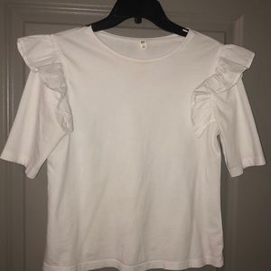 white funky tee